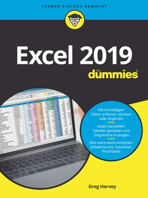 cover image of Excel 2019 f&uuml;r Dummies